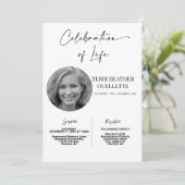 Feierlichkeiten zum Gedenktag der Beerdigung Einladung (Stehend Vorderseite)