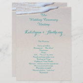 Feierlichkeiten zum Hochzeitsfeiern am Strand Programm (Vorne/Hinten)