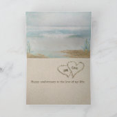 Feierlichkeiten zum Jahrestag des Ehegatten Karte (Innenseite)