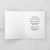 Feierlichkeiten zum Krankenpflegestudium Karte (Innenseite)