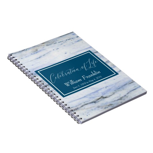 Feierlichkeiten zum Leben Marmorgürtel Notizblock (Rechte Seite)