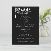 Feierlichkeiten zum Lebenserinnerungsbaum Einladung (Stehend Vorderseite)