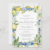 Feierlichkeiten zum Lebenserinnerungslauf Einladung (Vorderseite)