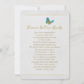 Feierlichkeiten zum Life Butterfly Luncheon Einlad Einladung (Rückseite)