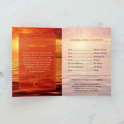 Feierlichkeiten zum Programm "Sonnenuntergang im O (Innenseite)