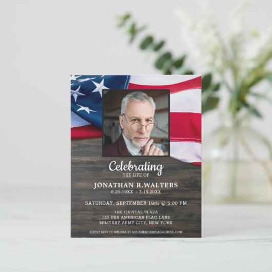 Feierlichkeiten zum Thema Leben - Patriotische Ein (Stehend Vorderseite)