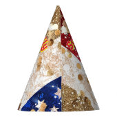 Feierlichkeiten zum Unabhängigkeitstag sind vollst Partyhütchen (Rückseite)