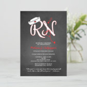 Feierlichkeiten zur Abschlussfeier der RN-Krankens Einladung (Stehend Vorderseite)