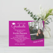 Feierlichkeiten zur Teilnahme an der Prager Gradui Einladung (Stehend Vorderseite)