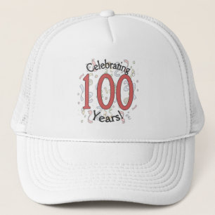 Feiern 100 Jahre Geburtstag Konfetti-Hut Truckerkappe