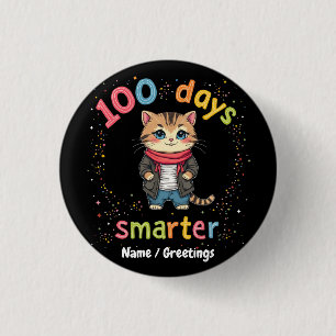 Feiern "100 Tage schlauer" individuell anpassbar Button