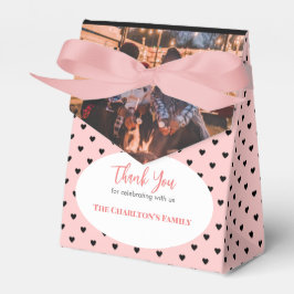 Feiern 1 Sektion Foto Lachs Rosa Herzen Geschenkschachtel