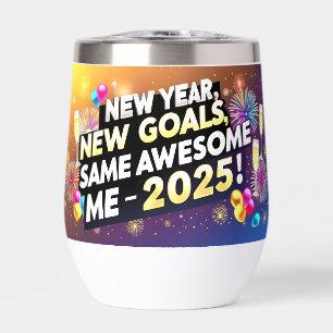 Feiern 2025 Neujahr, Neue Ziele, Phantastisch