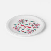 Feiern 4. Juli Rocket Pop Popsizer Feuerwerk Pappteller (Schrägansicht)