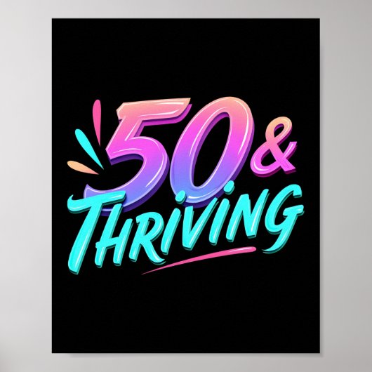 Feiern 50. & 3. Geburtstag Poster (Vorne)
