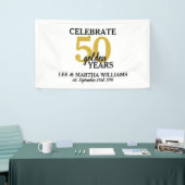 Feiern 50 Goldene Jahre 50. Hochzeitstag Banner (Messeveranstaltung)