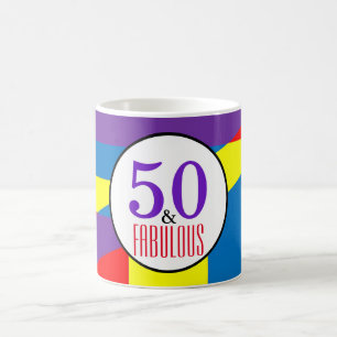 Feiern 50 und Fabulous Kaffeetasse