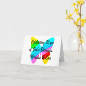 FEIERN 70. GEBURTSTAG BUTTERFLY-DESIGN KARTE (Gelbe Blume)