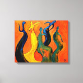 Feiern Abstrakt Leinwanddruck (Vorderseite)