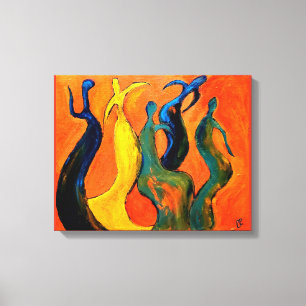 Feiern Abstrakt Leinwanddruck