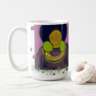 Feiern Afro Beauty Kaffeetasse