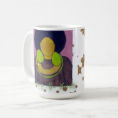 Feiern Afro Beauty Kaffeetasse (Vorderseite Links)