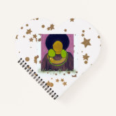 Feiern Afro Beauty Notizblock (Vorderseite)