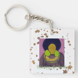 Feiern Afro Beauty Schlüsselanhänger
