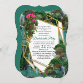 Feiern am magischen Fantasy-See Einladung (Vorne/Hinten)