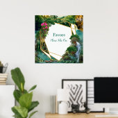 Feiern am magischen Fantasy-See Poster (Heimbüro)