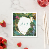 Feiern am magischen Fantasy-See Serviette (Beispiel)