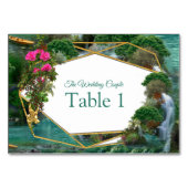 Feiern am magischen Fantasy-See Tischnummer (Vorderseite)