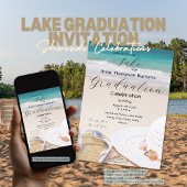 Feiern am Ufer: Abschluss Einladung