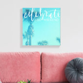 Feiern am Wochenende Leinwanddruck (Insitu (Wohnzimmer))
