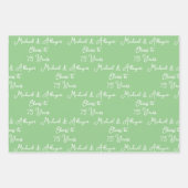 Feiern auf 75 Jahre Alter Grün 75 Jahre Geschenkpapier Set (Vorderseite)