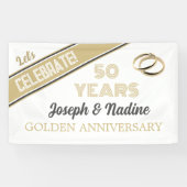 FEIERN! Banner zum 50-jährigen Goldenen Jubiläum (Horizontal)