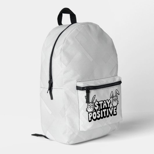 Feiern Bedruckter Rucksack (Rückseitige Ecke links)
