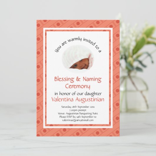 Feiern | BEZEICHNUNG DER SENDUNG | Korallenriffe | Einladung (Stehend Vorderseite)