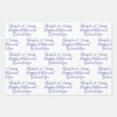 Feiern bis 20 Jahre Pink Lavender Happy Rentierung Geschenkpapier Set (Vorderseite 2)