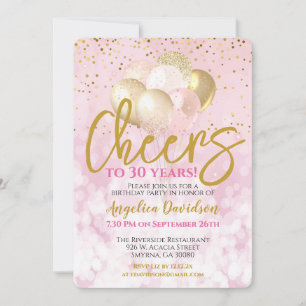 Feiern bis 30 Jahre 30. Geburtstag Game Einladung