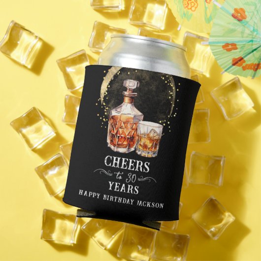 Feiern bis 30 Jahre Whiskey Geburtstag Dosenkühler (In Situ Sommer)
