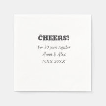 Feiern bis 30 Jahre zusammen Jubiläum geben den Na