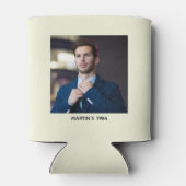 Feiern bis 40. Geburtstag Elegant Funny Beige Dosenkühler (Rückseite)