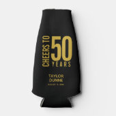 Feiern bis 50 Jahre Geburtstag Flaschenkühler (Vorderseite)