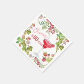 Feiern bis 50 Jahre Meilenstein Geburtstag Serviette (Ecke)