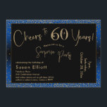 Feiern bis 60 Jahre Überraschung Geburtstag Gold & Einladung<br><div class="desc">Mit zwei markanten Schriftart habe ich Grafiken für Ihre Ankündigung erstellt und sie mit einem Imitat-Metallic-Goldeffekt für ein festliches Ambiente verziert. Obwohl jedes Teil auf den Anzug Ihrer Bedürfnisse verschoben werden kann, lautet der Header "Cheers to 60 Years!" und "Überraschendes Party". ("Überraschung" kann entfernt werden, wenn Ihr Party nicht vorhanden...</div>