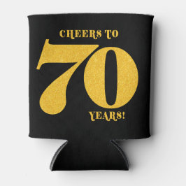 Feiern bis 70 Jahre Seventieth Birthday Dosenkühler