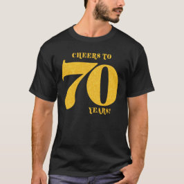 Feiern bis 70 Jahre Seventieth Birthday T-Shirt