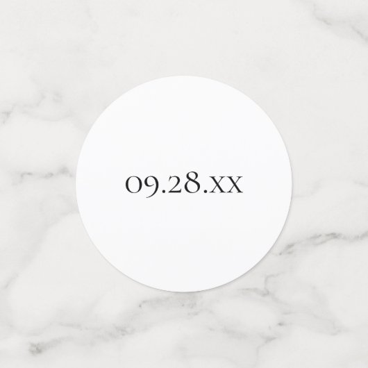 Feiern bis zum 30. Geburtstag Konfetti (Klein Vorderseite)