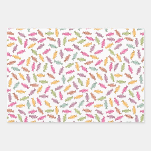 Feiern Cupcakes, Balloons und Toffs Niedlich Geschenkpapier Set (Vorderseite 3)